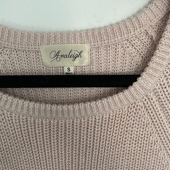 Pink tunic sweater with zipper details - Picture 2 of 3